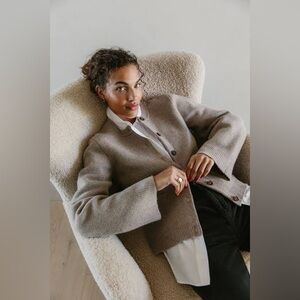 NWT Jenni Kayne Cooper Cardigan in Taupe